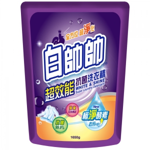 白帥帥超淨亮抗菌洗衣精補充包1.65L(圖片遺失)