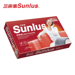  Sunlus三樂事柔毛熱敷墊(中)SP1215 ~30X48cm熱敷經典款，智慧控溫、可水洗，全球通用!(圖片遺失)