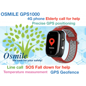 Osmile GPS1000 ED1000T 失智症 ＆ 獨居老人防疫 SOS GPS 求救定位手錶 血氧＆環溫版(圖片遺失)